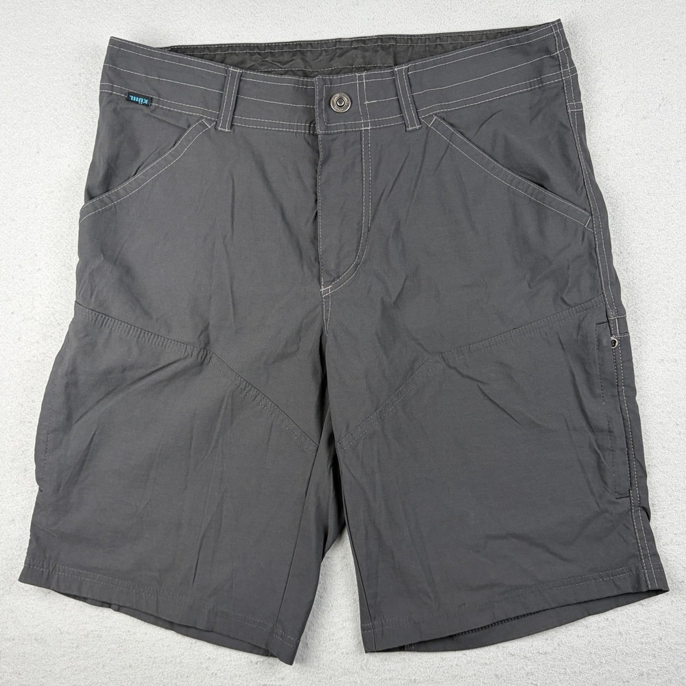 KÜHL Renegade Shorts Men's 33 Gray Stretch Hiking